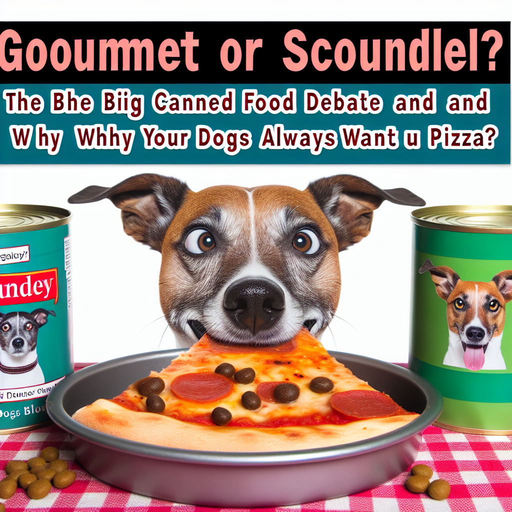 Gourmet oder Gauner? Die große Dosenfutter-Debatte und warum dein Hund immer deine Pizza will