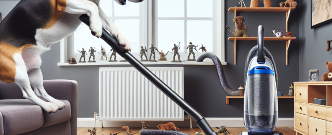 Hund gegen Staubsauger: Der endlose Kampf um territoriale Vorherrschaft im Wohnzimmer