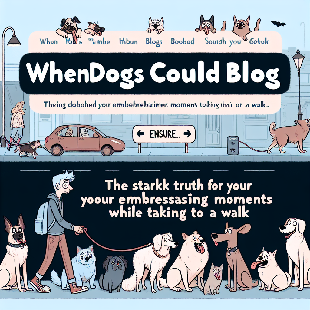 Wenn Hunde bloggen könnten: Die schonungslose Wahrheit über eure peinlichen Momente beim Gassigehen