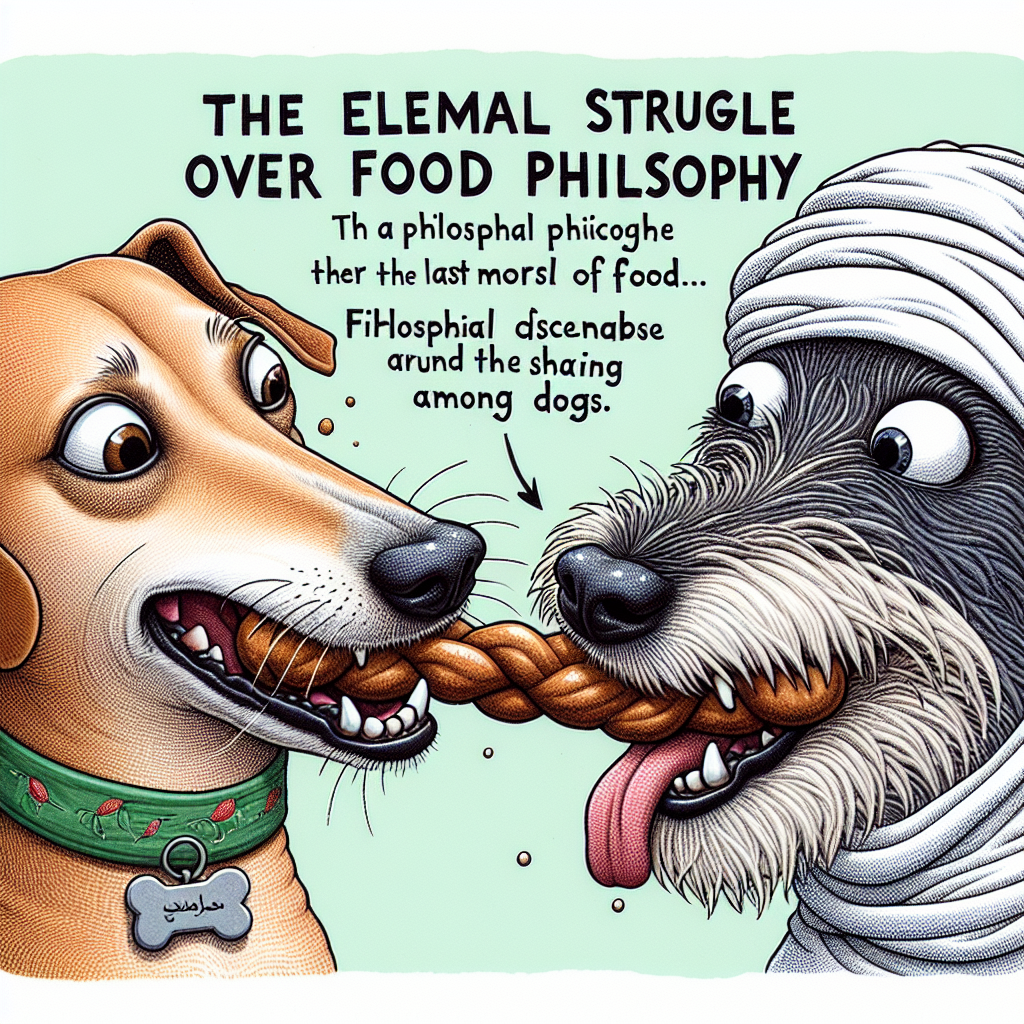 Der ewige Kampf um das letzte Bröckchen – Ein philosophischer Diskurs über Futterneid und die Kunst des Teilens unter Hunden